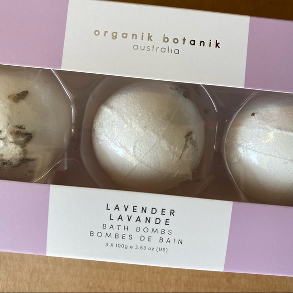 ORGANIK BOTANIK australia Lavender 3-pack Bath Bombs - Picture 2 of 6